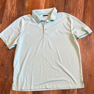 PPG Men's Light Aqua Short Sleeve Polo